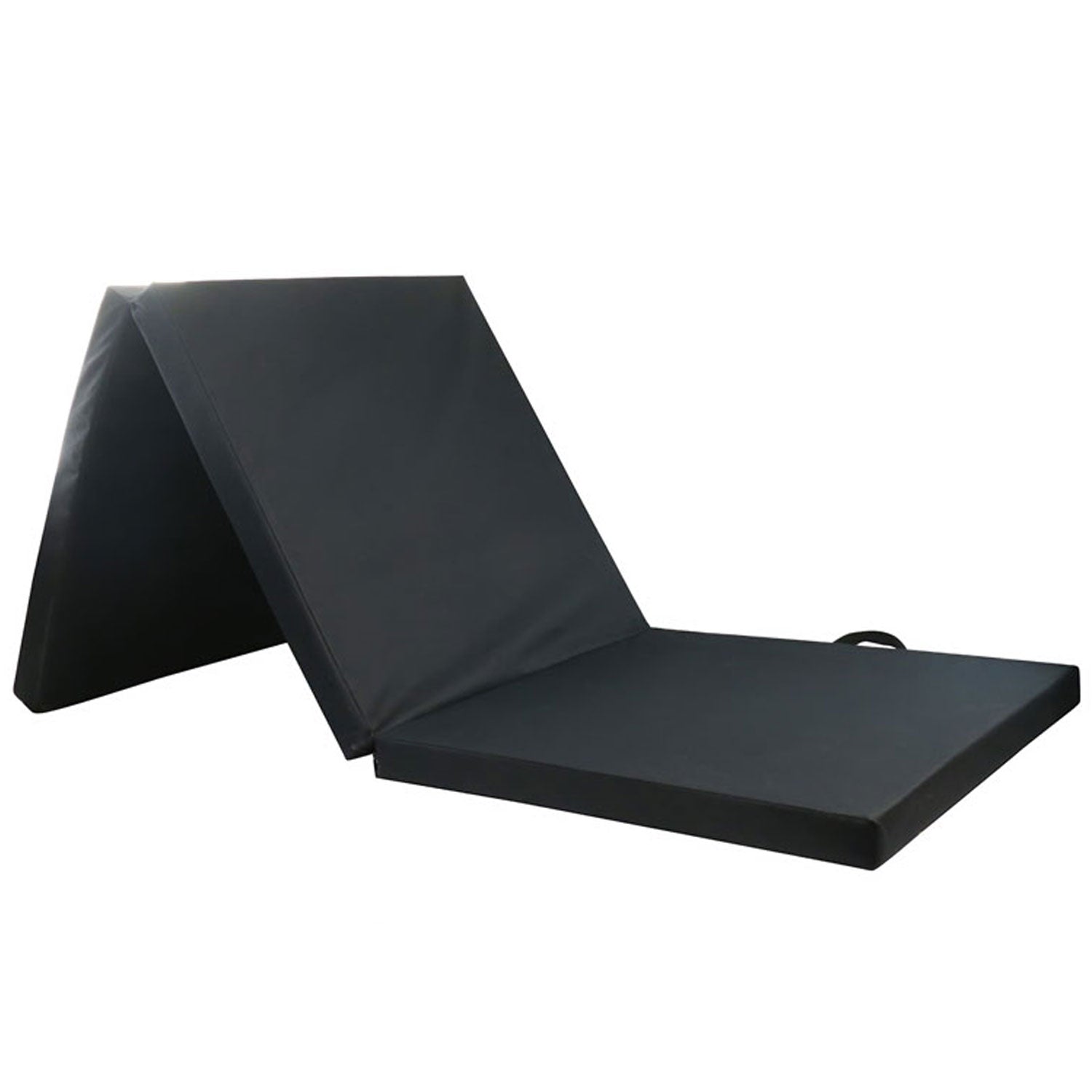 Folding Exercise Floor Mat Dance Yoga Gymnastics Training Home Judo Pilates Gym - Black Does Not Apply