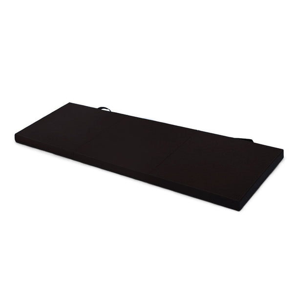 Folding Exercise Floor Mat Dance Yoga Gymnastics Training Home Judo Pilates Gym - Black Does Not Apply