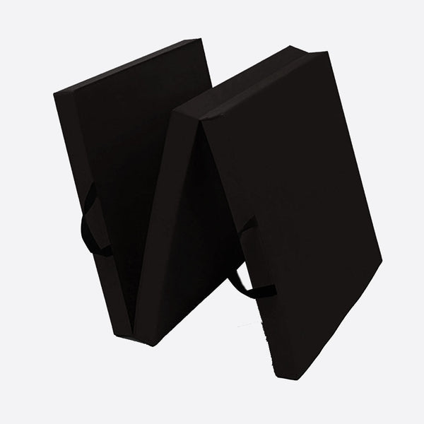 Folding Exercise Floor Mat Dance Yoga Gymnastics Training Home Judo Pilates Gym - Black Does Not Apply