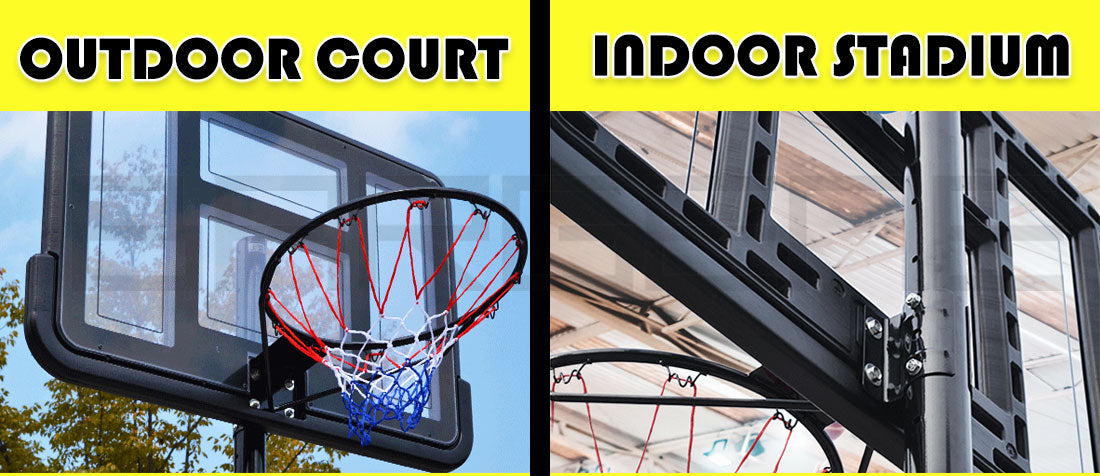 Basketball Hoop Stand System Portable Adjustable Height Ring Backboard Net Rim Does Not Apply