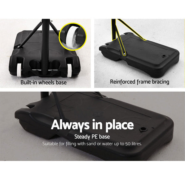 Adjustable Portable Height Kids Basketball Stand System Net Rim Ring Hoop Set Does Not Apply