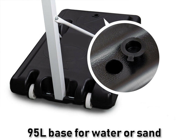 Portable Basketball Hoop Stand System Height Adjustable Net Ring Kids Junior Does Not Apply