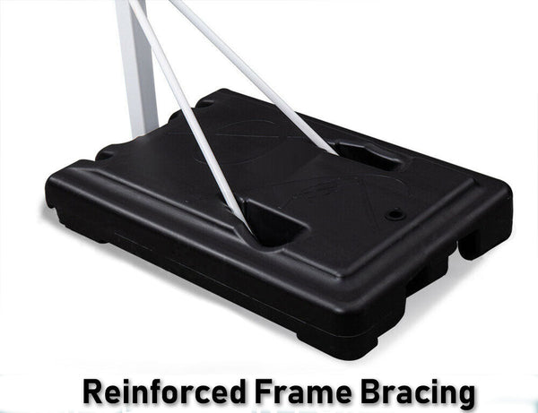 Portable Basketball Hoop Stand System Height Adjustable Net Ring Kids Junior Does Not Apply