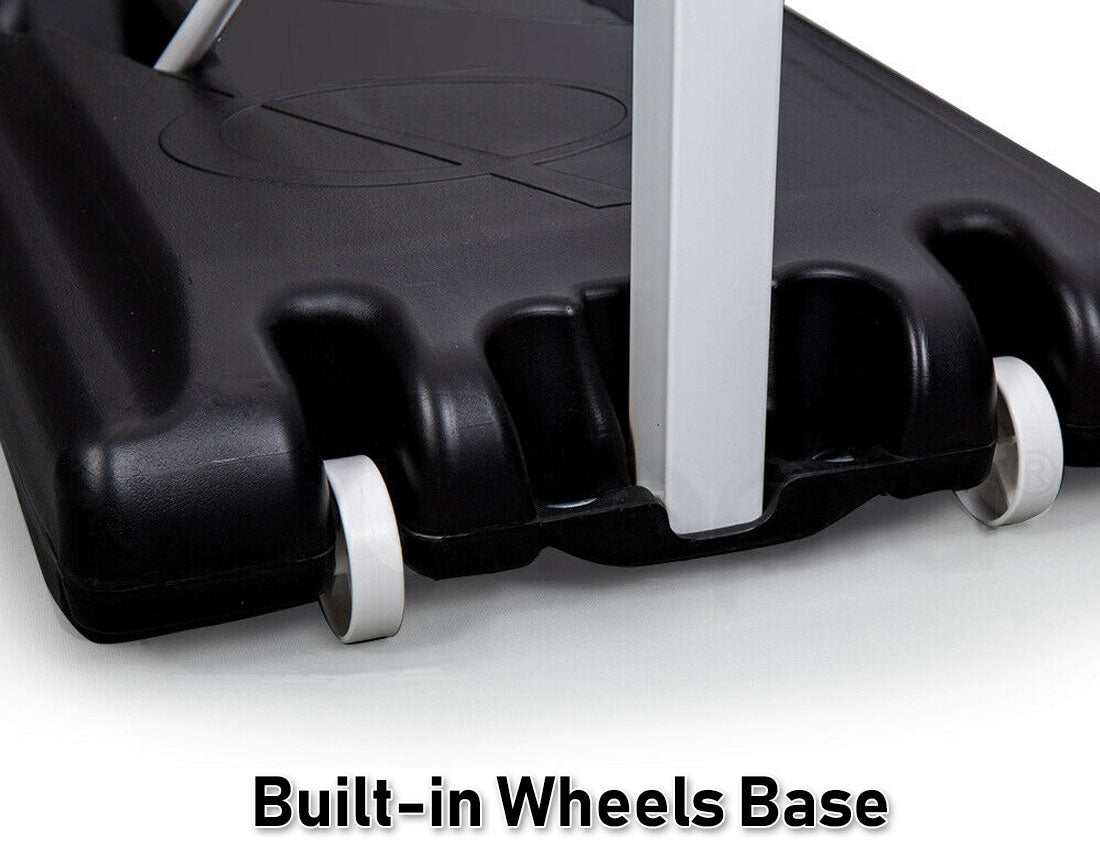 Portable Basketball Hoop Stand System Height Adjustable Net Ring Kids Junior Does Not Apply