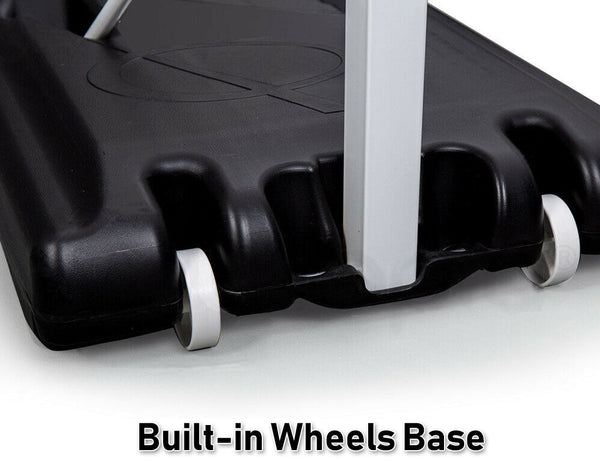 Portable Basketball Hoop Stand System Height Adjustable Net Ring Kids Junior Does Not Apply