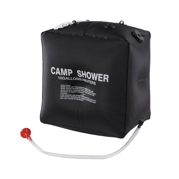 40L Craig Camp Shower Bag Solar Heated Water Pipe Portable Camping Hiking Travel Awezingly