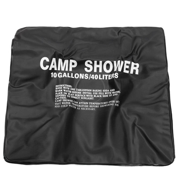 40L Craig Camp Shower Bag Solar Heated Water Pipe Portable Camping Hiking Travel Awezingly