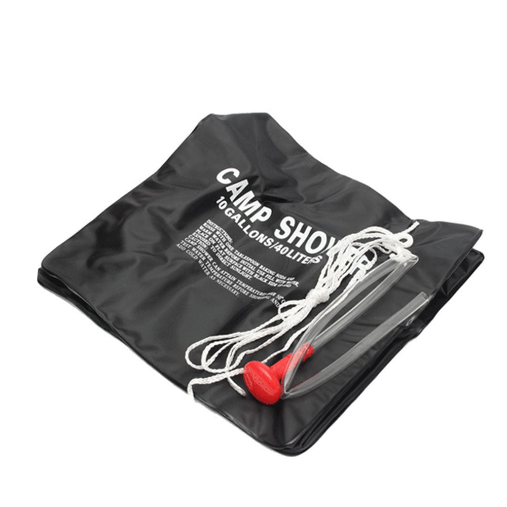 40L Craig Camp Shower Bag Solar Heated Water Pipe Portable Camping Hiking Travel Awezingly