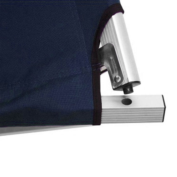 Camping Bed Folding Stretcher Light Weight w/ Carry Bag Camp Portable - navy Does Not Apply