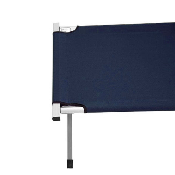 Camping Bed Folding Stretcher Light Weight w/ Carry Bag Camp Portable - navy Does Not Apply