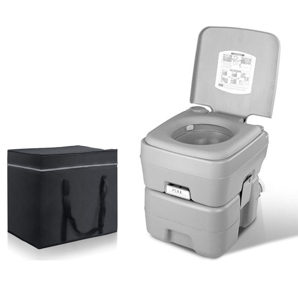 20L Outdoor Portable Camping Toilet With Carry Bag Does Not Apply