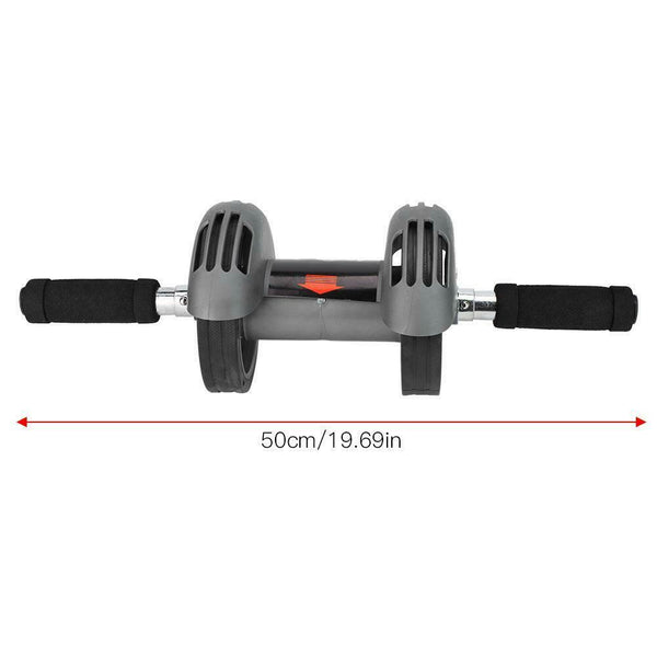 Exercise Wheel Double AB Roller Abs Abdominal Workout Fitness Gym with Knee Pad Does Not Apply
