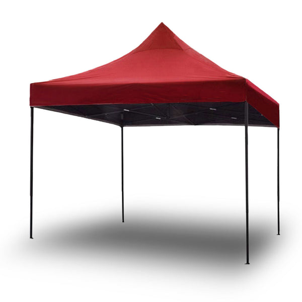 3x3m Pop Up Gazebo Outdoor Tent Folding Marquee Party Camping Market Canopy - red Does Not Apply