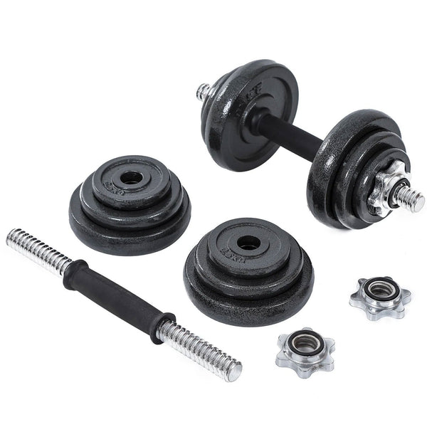 20KG Cast Iron Dumbbell Set Weight Dumbbells Home Gym Training Fitness BarBell Case Does Not Apply