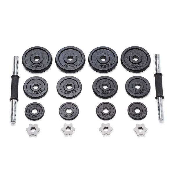 20KG Cast Iron Dumbbell Set Weight Dumbbells Home Gym Training Fitness BarBell Case Does Not Apply