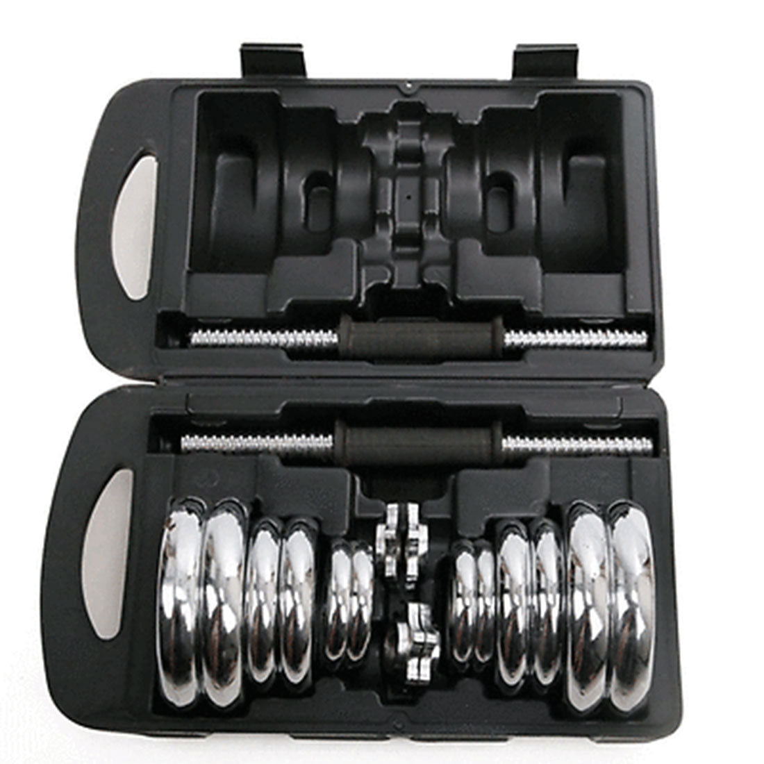 20KG Chrome Dumbbell Set Weight Dumbbells Home Gym Training Fitness BarBell Case Does Not Apply