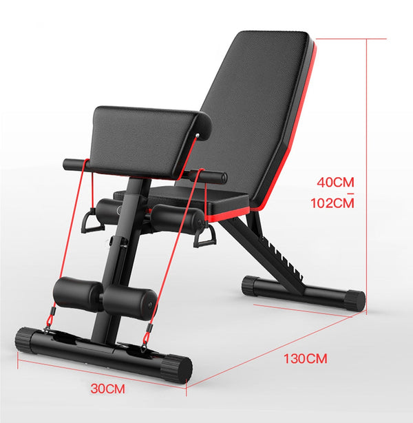 Adjustable FID Ab Abdominal Weight Press Bench Fitness Incline Sit up Gym Flat Does Not Apply