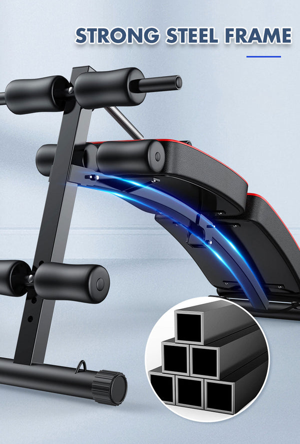 Foldable Weight Sit Up Bench Press Adjustable Home Gym Abdominal Exercise Fitness Does Not Apply