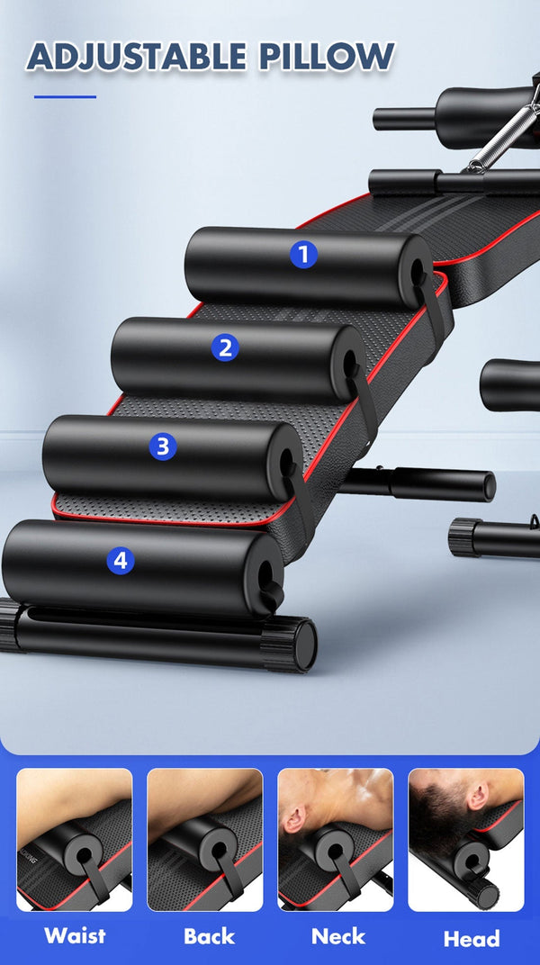 Foldable Weight Sit Up Bench Press Adjustable Home Gym Abdominal Exercise Fitness Does Not Apply