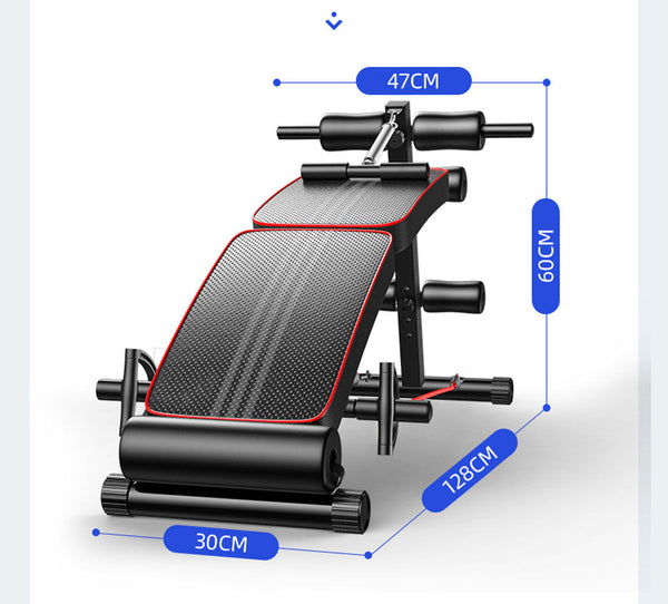Foldable Weight Sit Up Bench Press Adjustable Home Gym Abdominal Exercise Fitness Does Not Apply