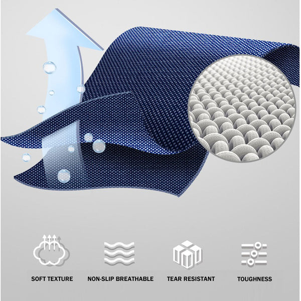 Camping Portable Stretcher Single Foldable Folding Bed Recliner Mat - navy Does Not Apply