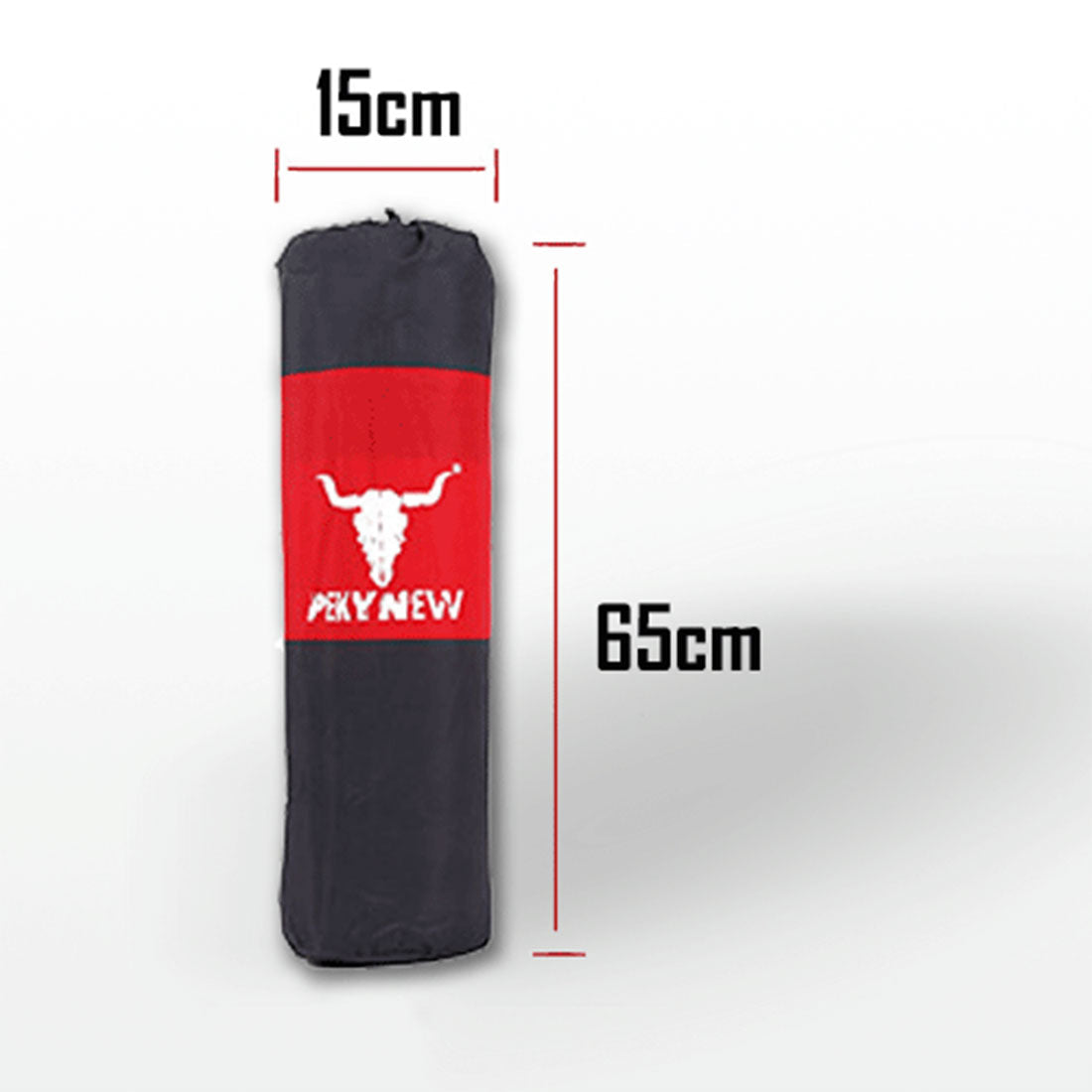 2 x 5cm Thick Self Inflating Mattress Sleeping Mat Air Bed Camping Camp Hiking Joinable Red Does Not Apply