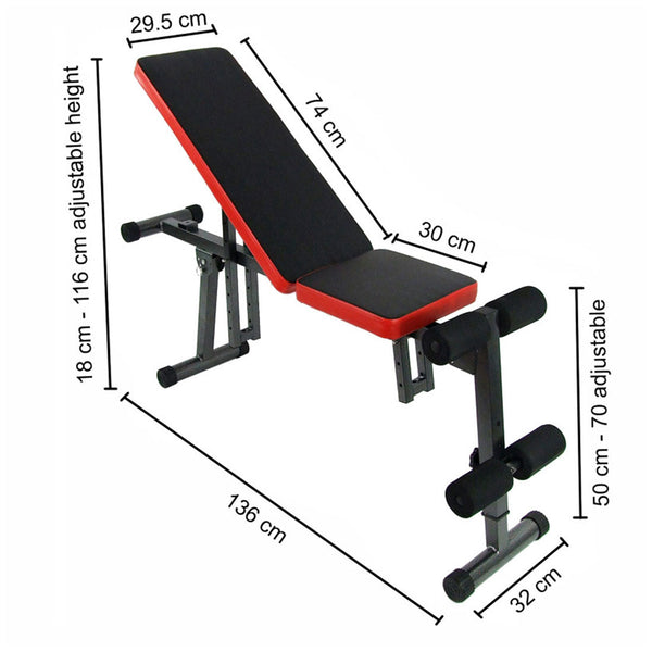 Adjustable Sit Up Weight FID Bench Fitness Flat Incline Decline Press Gym Home Does Not Apply