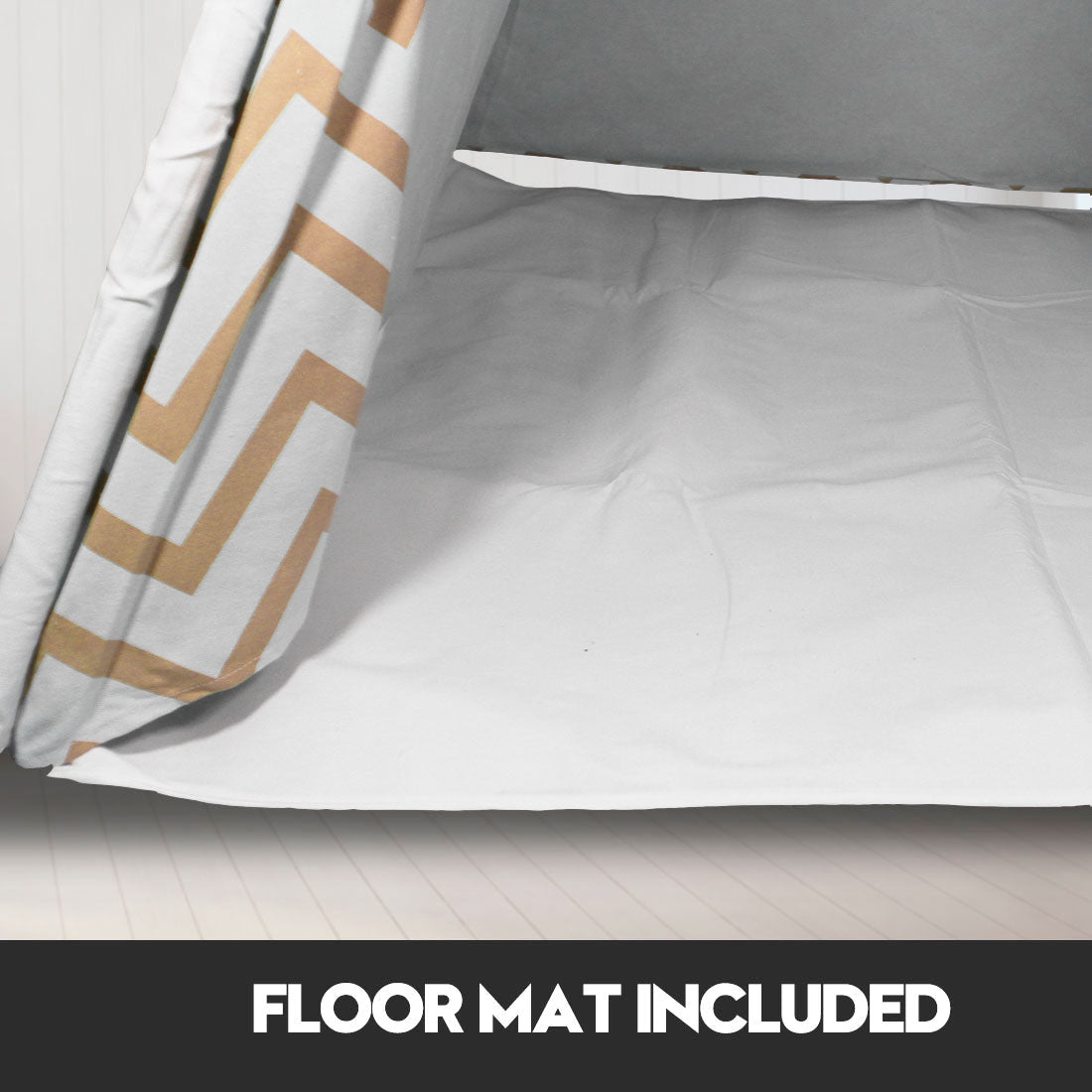 Giant Cotton Canvas Kids Teepee Wigwam Children Pretend Play Tent Indoor Outdoor Party - orange Does Not Apply