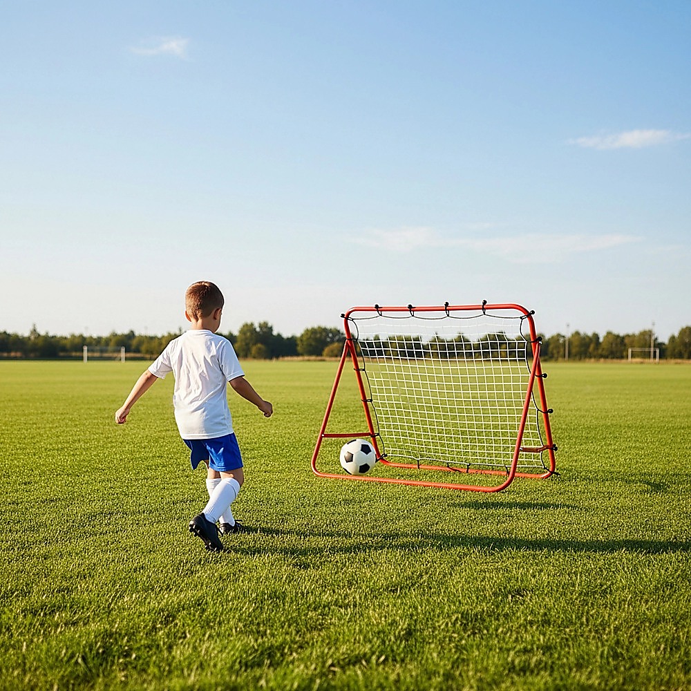 100x100cm Soccer Rebound Net Trainer – Football Rebounder for Practice & Training Unique