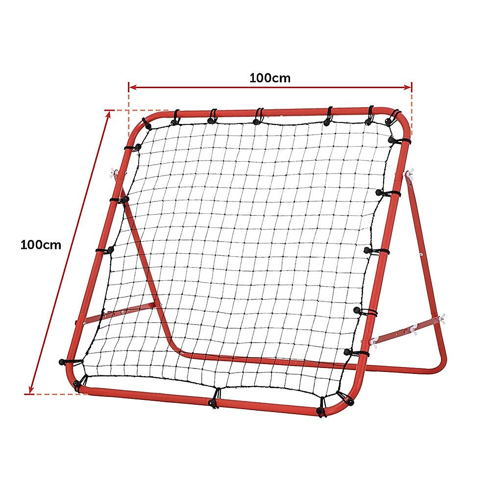 100x100cm Soccer Rebound Net Trainer – Football Rebounder for Practice & Training Unique