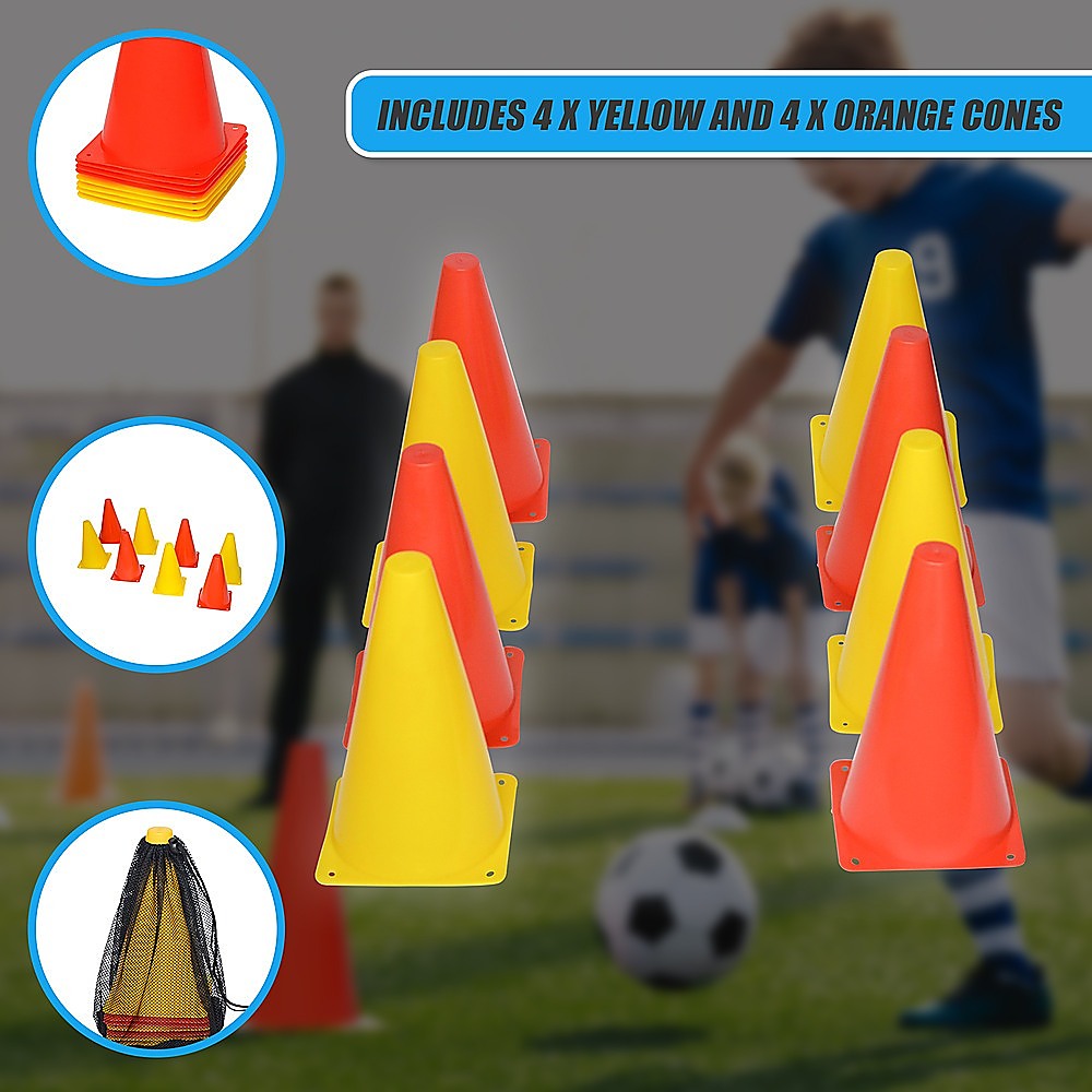 230mm Training Cones Set Witches Hat Football Soccer Rugby Traffic Unique