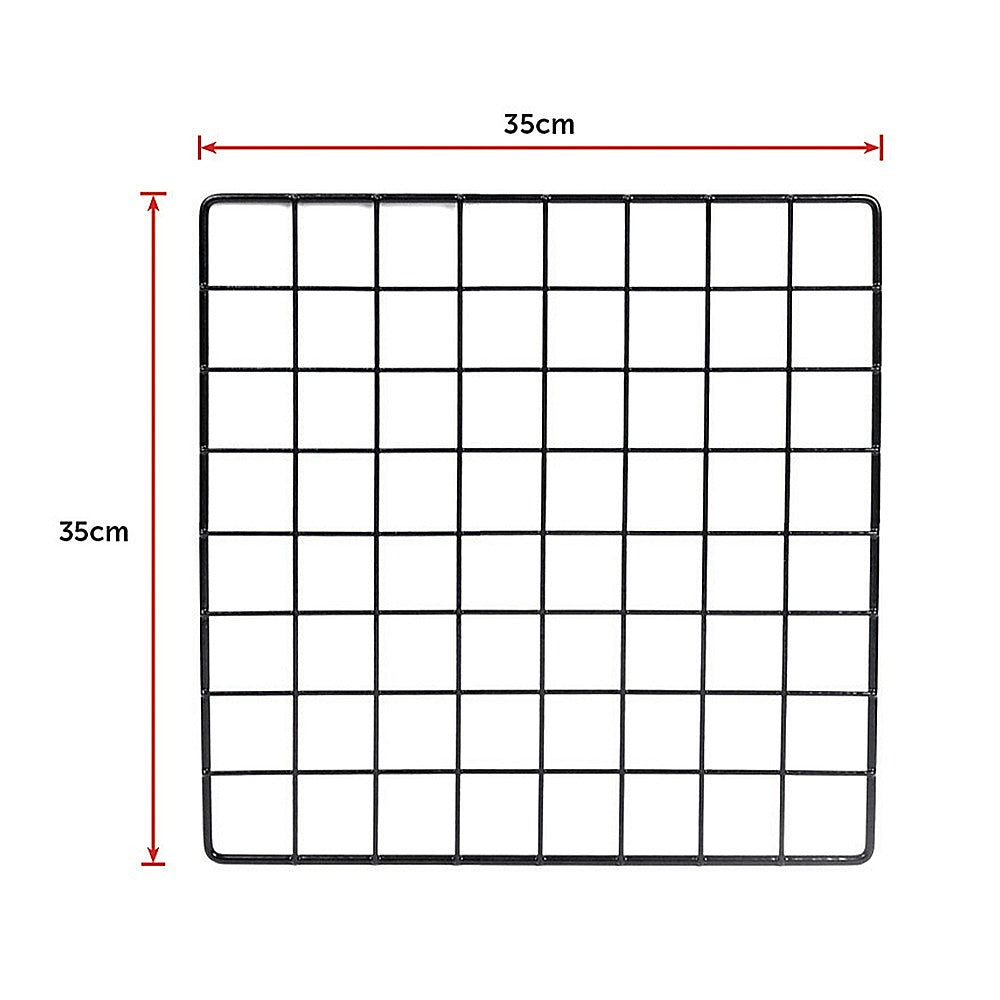12 Cube Wire Grid Organiser Bookcase Storage Cabinet Wardrobe Closet Black Does not apply