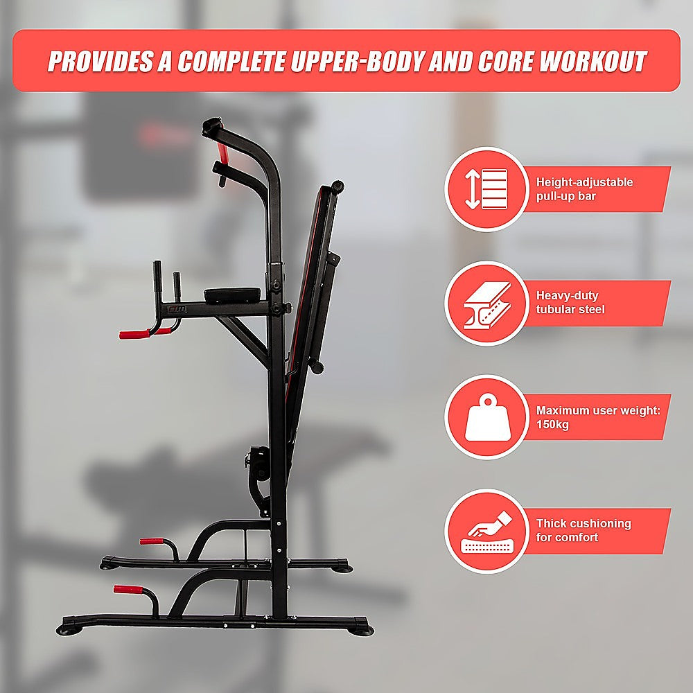 Power Tower Pull Up Weight Bench Dip Multi Station Chin Up Home Gym Equipment Does not apply