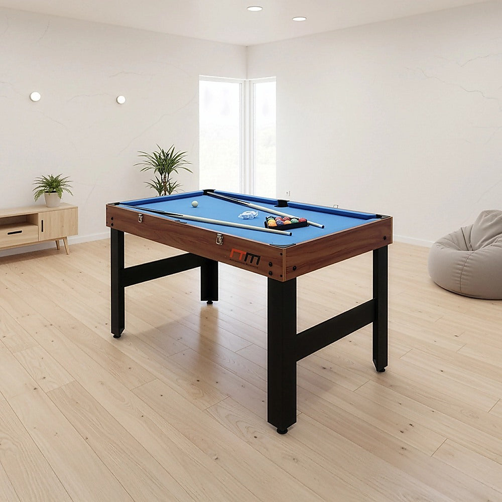 4FT 3-in-1 Games Foosball Soccer Hockey Pool Table Unique