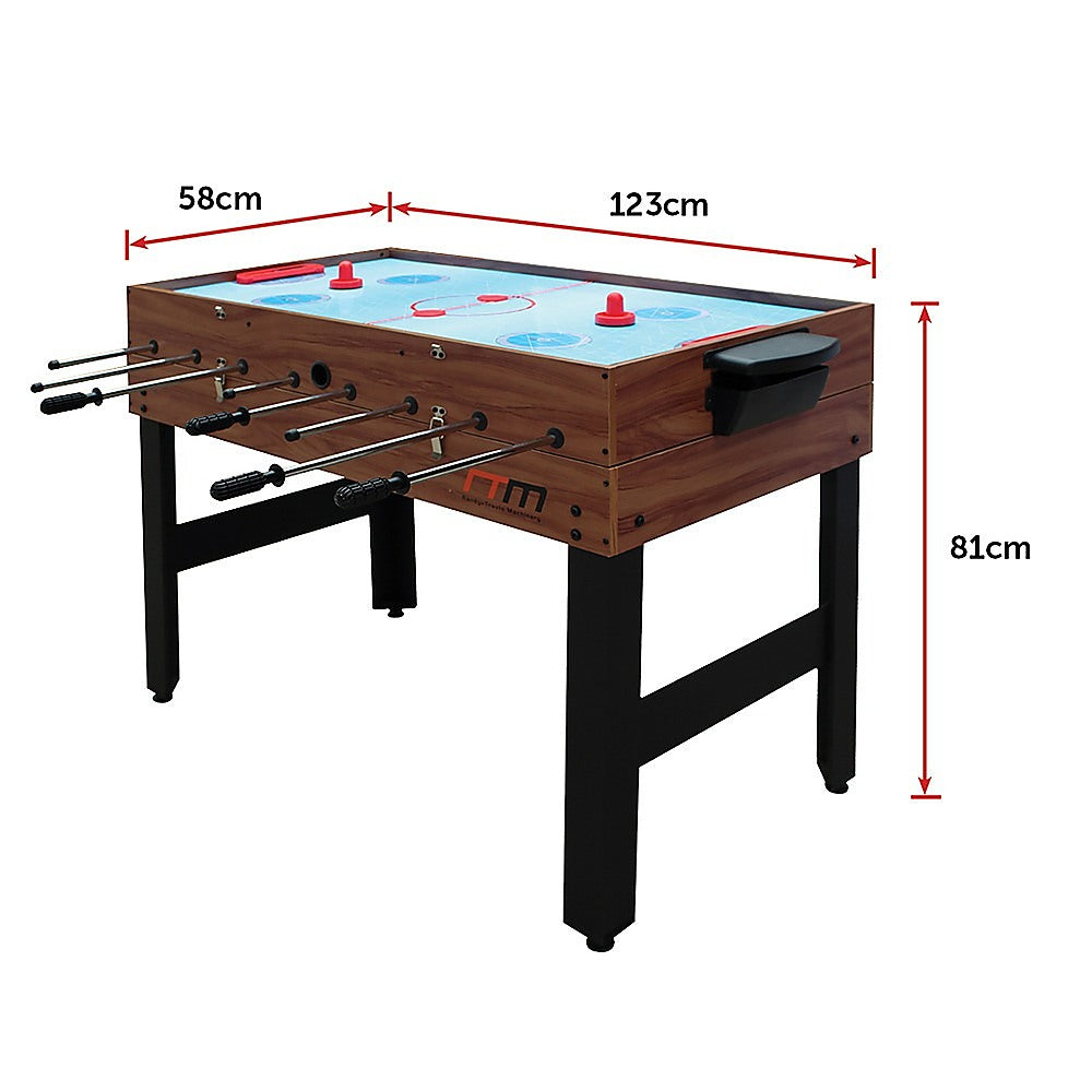 4FT 3-in-1 Games Foosball Soccer Hockey Pool Table Unique