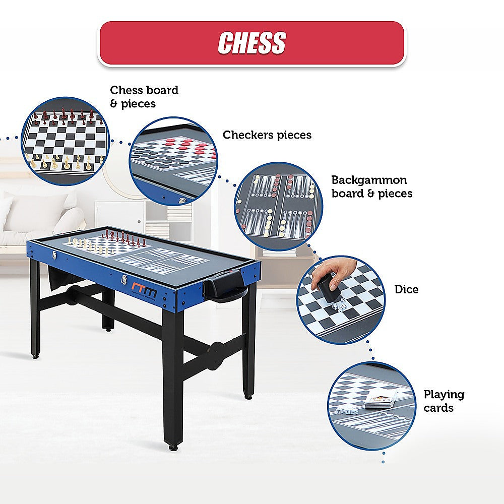 4FT 12-in-1 Combo Games Tables Foosball Soccer Basketball Hockey Pool Table Tennis Unique