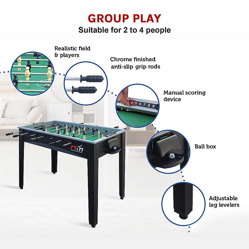 Foosball Soccer Table 4FT Tables Football Game Home Party Gift Unique