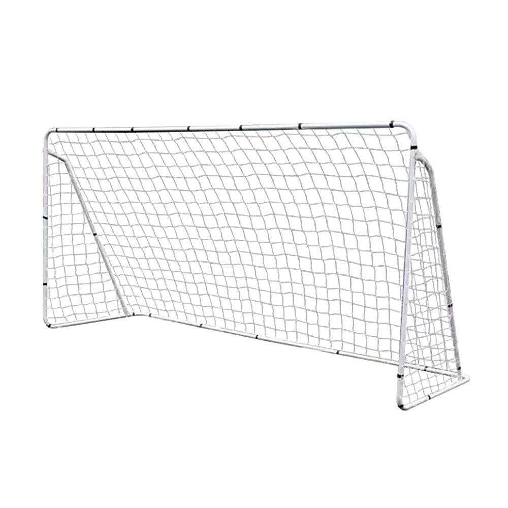 3.6m x 1.8m Portable Soccer Goal Net Steel Post Frame Backyard Football Training Set Unique