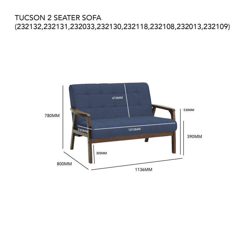 Tucson 2 Seater Sofa Does Not Apply