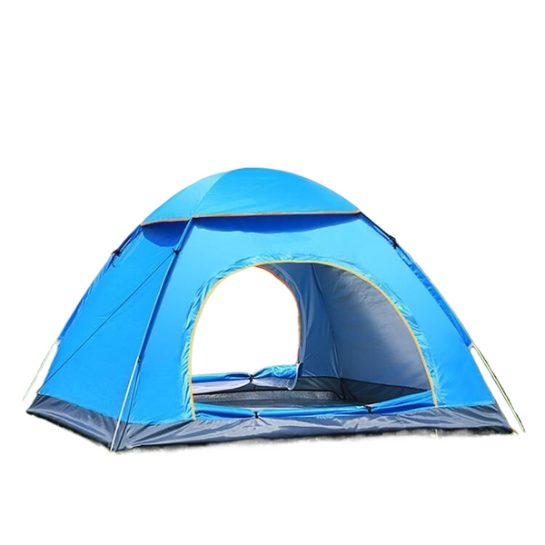 2-3 people Double door tent - blue 200 * 150 * 110cm Does Not Apply