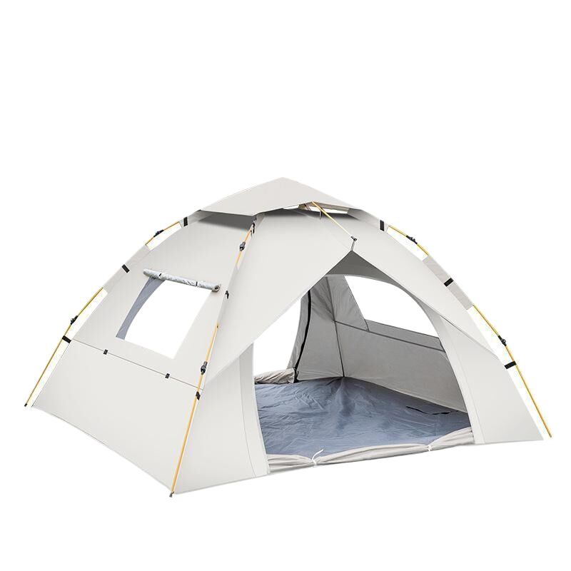 Single-story Tent with Two Doors and Two Windows - Small Size (200X150X125cm) for Camping Enthusiasts. Does Not Apply