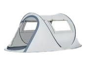 Double layered hexagonal silver rubber tent Small: 240 * 240 * 130cm Does Not Apply