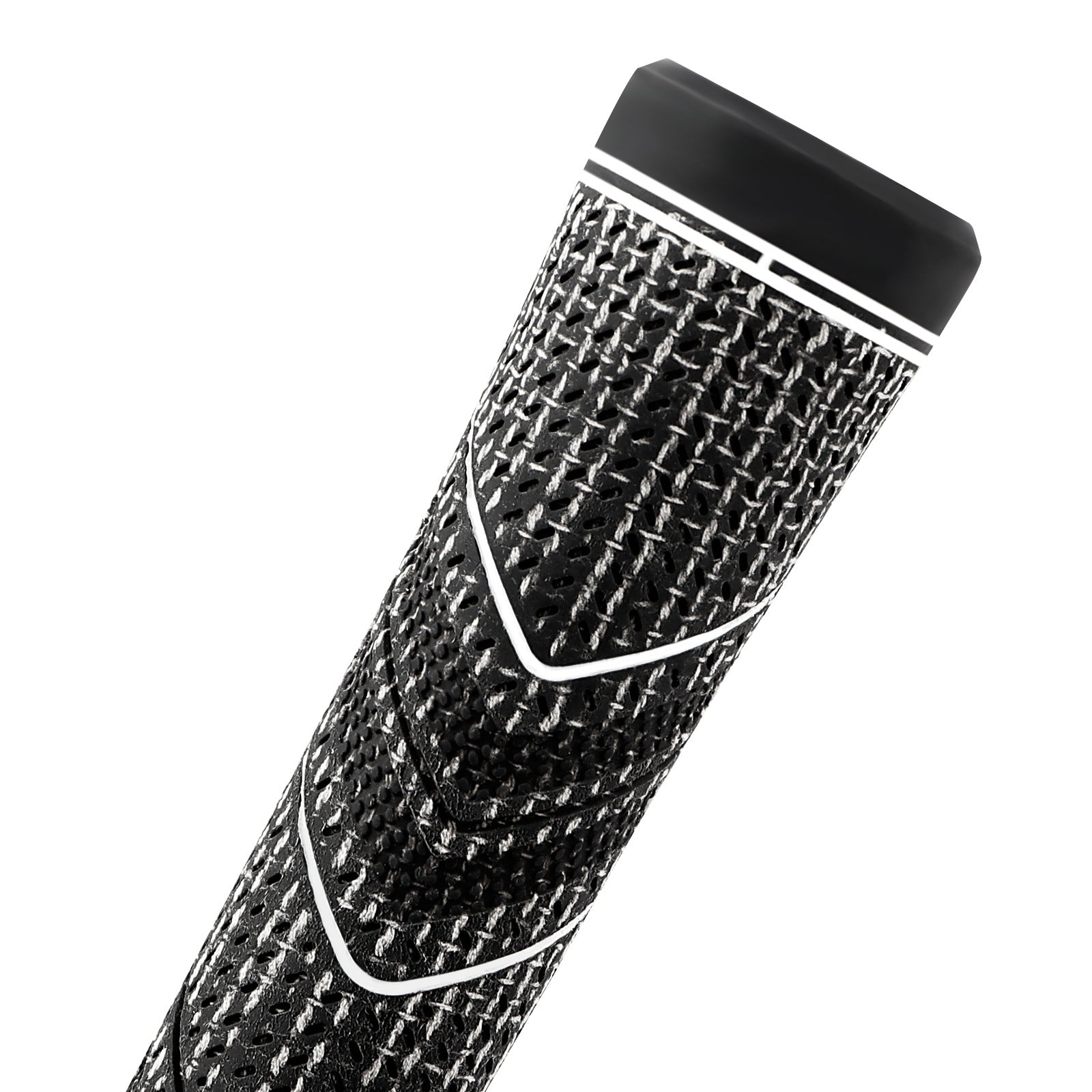 2 Pcs Grey MCC PLUS4 Midsize Golf Grip - Rubber and Cotton Thread Hybrid, 265 mm, 72g, Core 60 Does Not Apply