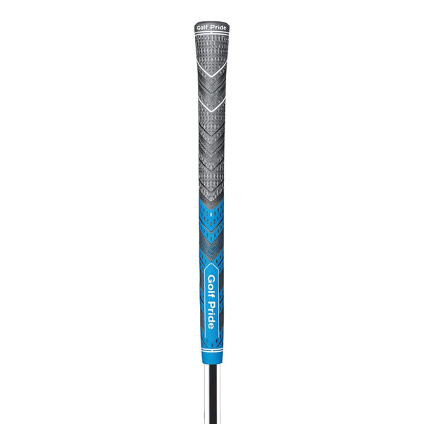 2 Pcs Blue MCC PLUS4 Midsize Golf Grip - Rubber and Cotton Thread Hybrid, 265 mm, 72g, Core 60 Does Not Apply
