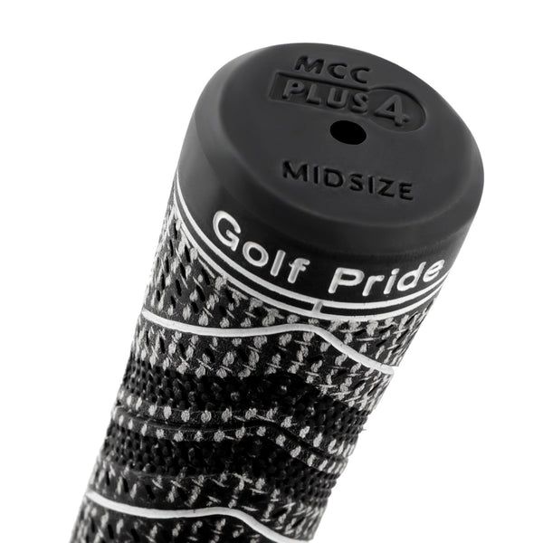 2 Pcs Blue MCC PLUS4 Midsize Golf Grip - Rubber and Cotton Thread Hybrid, 265 mm, 72g, Core 60 Does Not Apply