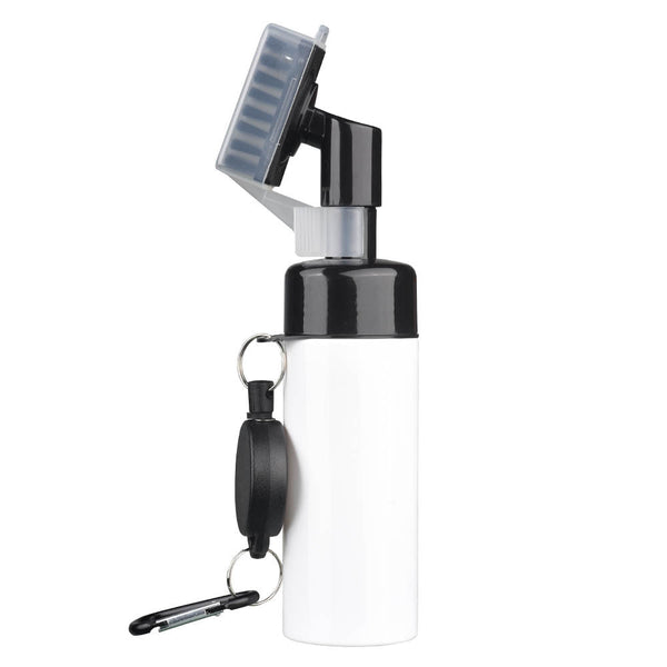 Portable Golf Club Groove Cleaner Brush with Water Spray Bottle & Retractable Keychain(white) Does Not Apply
