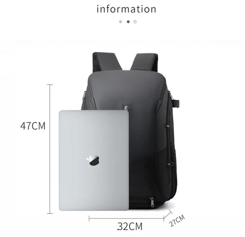 White and blue Multi-functional Sports Backpack for Men & Women - Waterproof Basketball, Badminton, Tennis & Soccer Bag with Shoe Compartment + Net Awezingly