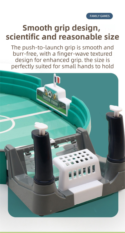 2-Player Large Interactive Tabletop Football Battle Toy for Kids & Adults with 6 Mini Soccer Balls(42x21x9CM) - No Battery Required Awezingly