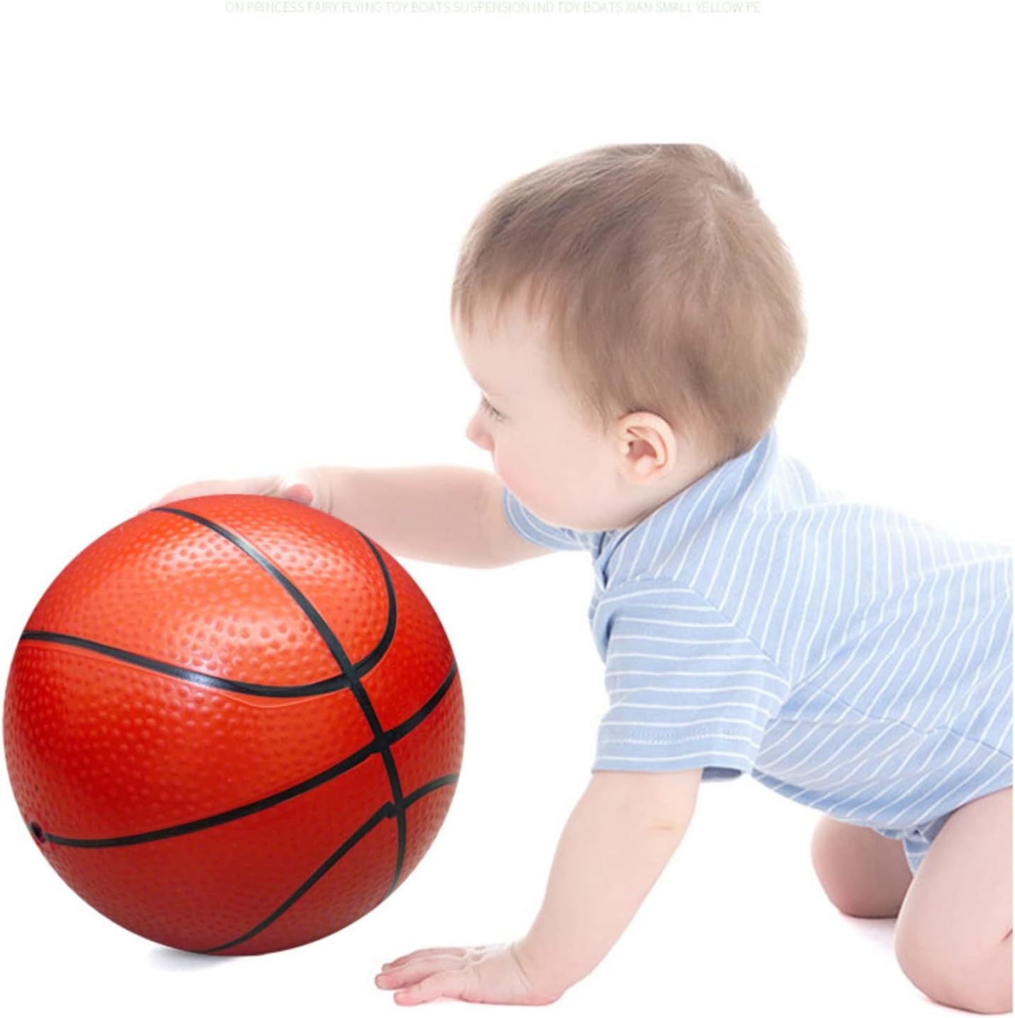 3-Pack 16cm Inflatable Sports Balls Set PVC Mini Soccer Basketball Rugby for Toddlers Kindergarten Outdoor Play Includes Hand Pump for Easy Inflation Unique