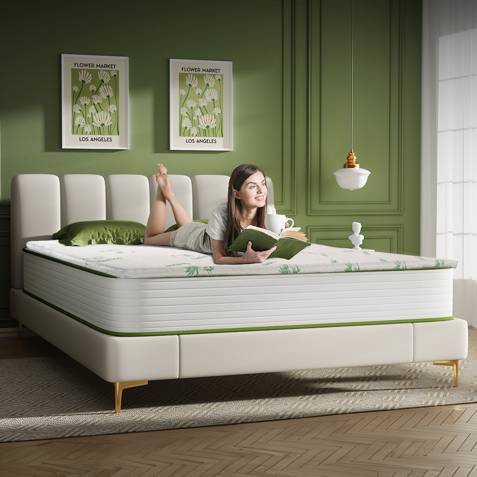 4cm Memory Foam Mattress Topper with Bamboo Cover - Queen Does Not Apply